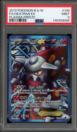 Pokemon Heatran EX Plasma Freeze Full Art #109 PSA 9 Mint - Image 1
