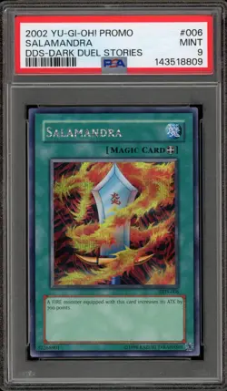 Yu-Gi-Oh! Salamandra Dark Duel Stories Promo DDS-006 PSA 9 Mint - Image 1