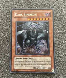 Dark Simorgh Secret Rare SOVR-EN092 Unlimited Yugioh Secret Rare - Image 1
