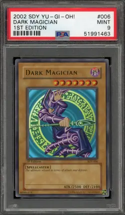 Yu-Gi-Oh! Dark Magician Starter Deck Yugi 1st Edition SDY-006 PSA 9 Mint - Image 1
