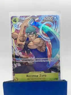 One Piece Roronoa Zoro OP15-113 SR (Alt Art) Adventure on KAMI's Island English - Image 1