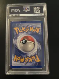 Vintage 2001 P.M. Neo Discovery POLITOED Pokemon Card #27: PSA 8 NM-MT - Image 2