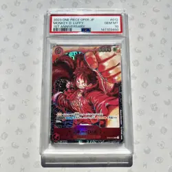 Monkey D Luffy ST01-012 PSA 10 1st Anniversary One Piece Promo Card 1013 - Image 1