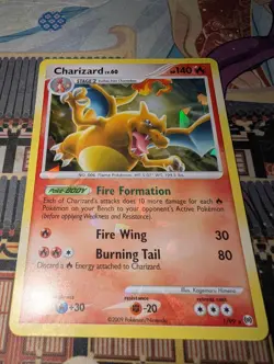 HOLOBLEED Charizard 1/99 Arceus 2009 Cracked Ice Holo Pokemon Card TCG NM - Image 1