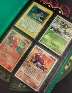 🍓 Binder Lot of 100 Vintage Pokemon Cards Collection-Groudon Ex & more!! - Image 1