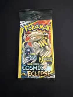 POKEMON Sun & Moon COSMIC ECLIPSE 3 Card Mini Booster Pack -4 Packs Art Set 2019 - Image 4