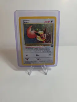 Pokemon Eevee #11 WOTC Blackstar Promo Card - Damaged - Image 1
