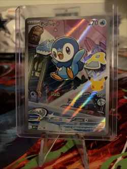Piplup MEP 042 First Partner Illustration Rare Promo 30th Anniversary Card NM - Image 1