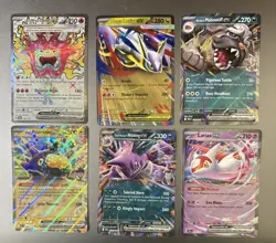 Mix Lot Rare Pokemon EX 6 Card Lot - Image 1