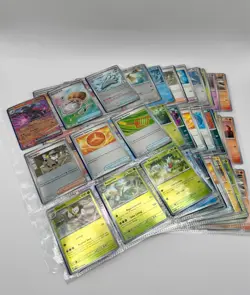 Pokemon TCG Binder Card Lot Perfect Order X154 Cards - Hit, Reverse , Holo, Bulk - Image 1