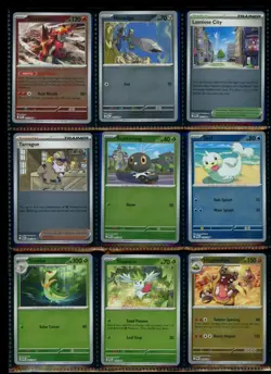 Pokemon TCG Binder Card Lot Perfect Order X154 Cards - Hit, Reverse , Holo, Bulk - Image 5