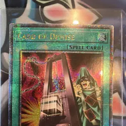 RA03-EN265 Card of Demise Spell Quarter Century Secret Rare 1st Ed Holo Konami - Image 4