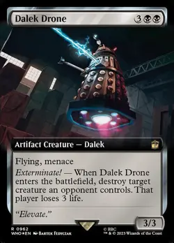 MTG DALEK DRONE 962 FOIL EXC - SURGE - WHO - MAGIC - Image 1