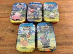 Pokemon Ascended Heroes Mini Tin X5 Full Art set - New & Sealed - Image 1