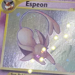 2001 Pokemon Neo Discovery Espeon Holo #1 PSA 7 - Image 5