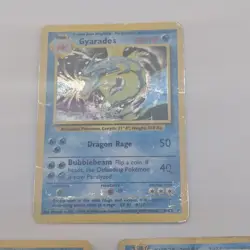 Pokemon TCG 1999 Gyarados, Vaporeon, Golduck Holo Lot English & Japanese - Image 4