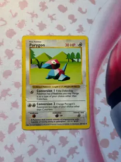 Porygon 039/102 Base Set (Shadowless) Pokemon WOTC Vintage - Image 1