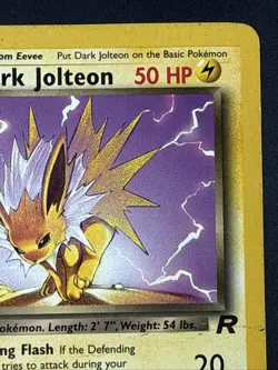 Dark Jolteon 38/82 1st Edition Team Rocket Regular Pokemon TCG - Image 3