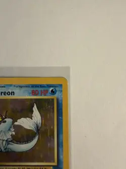 Vaporeon 12/64 Jungle Holo Unlimited Pokemon TCG Original - Image 4