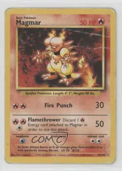 Magmar Pokemon Base Set #36 1999 - Image 1