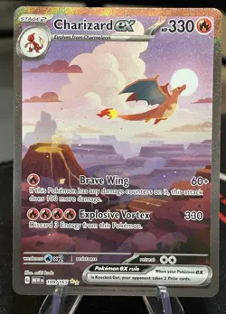 Pokemon Charizard ex Special Illustration Rare Holo 199/165 330 HP S&V 151 - Image 2