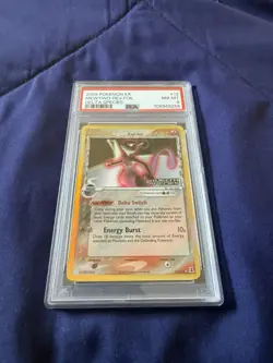 2005 Pokemon Mewtwo EX Delta Species Reverse Foil #12 PSA 8 - Image 2