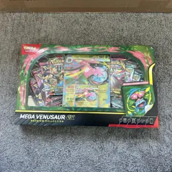 Pokemon Mega Venusaur EX Premium Collection Promo Booster Collectors Box English - Image 1