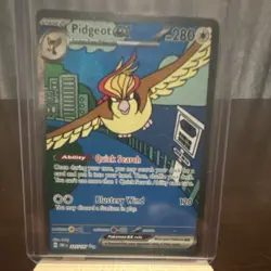 Pokemon Pidgeot EX 225/197 SV03 Obsidian Flames Rare Holo 280HP - Image 1