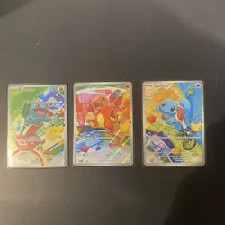 Pokemon 30th Anniversary First Partner Kanto Bulbasaur Charmander Squirtle Promo - Image 1