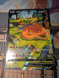 2022 POKEMON SWSH BLACK STAR PROMO CHARIZARD UPC #SWSH260 CHARIZARD V - Image 1