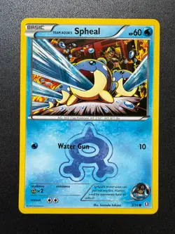2015 Pokemon TCG XY Double Crisis -Team Aqua's Spheal- Common 3/34 - Image 1