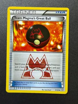 2015 Pokemon TCG XY Double Crisis -Team Magma's Great Ball- UC Trainer 31/34 - Image 1