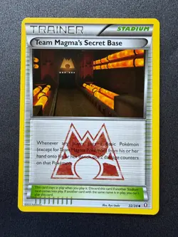 2015 Pokemon TCG XY Double Crisis -Team Magma's Secret Base- UC Trainer 32/34 - Image 1