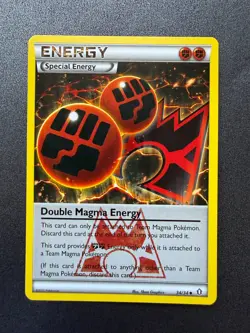 2015 Pokemon TCG XY Double Crisis -Double Magma Energy- Uncommon 34/34 - Image 1