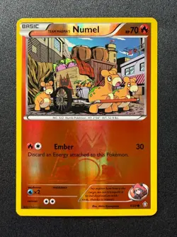 2015 Pokemon TCG XY Double Crisis -Team Magma's Numel- Reverse Holo Common 1/34 - Image 1