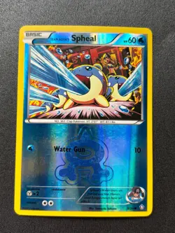 2015 Pokemon TCG XY Double Crisis -Team Aqua's Spheal- Reverse Holo C 3/34 - Image 1