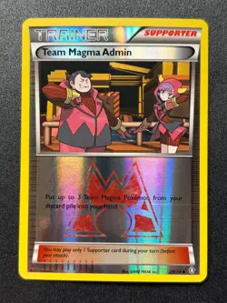 2015 Pokemon TCG XY Double Crisis -Team Magma Admin- Reverse Holo UC 29/34 - Image 1