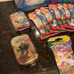 Pokemon Lot! 46 Packs Total, 1 Evolving Skies Pack, 1 Cosmic Eclipse Pack & More - Image 3