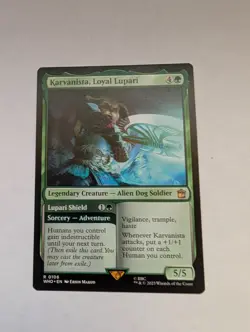 Karvanista, Loyal Lupari Universes Beyond: Doctor Who Regular MTG - Image 1