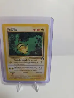 1999 Pokemon TCG Pikachu #27 Black Star Promo WOTC - Light Play+ - Image 4