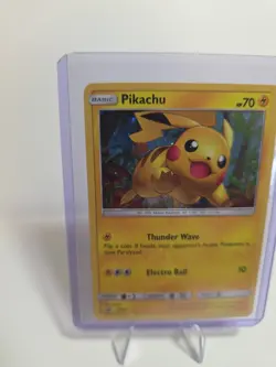 Pokemon TCG Pikachu SM76 Shining Legends Black Star Promo Holo - Light Play+ - Image 3