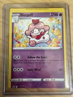 Pokemon TCG Error Lot x3 Miscut Crimp Misprint Slurpuff Emolga Trapinch Raw - Image 2