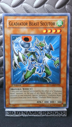 | Yugioh Gladiator Beast Secutor GLAS-EN024 1st Edition Common NM/LP 🔥 | - Image 1