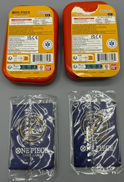 2 One Piece Card Game Tin Pack Set Vol 2 Monkey Luffy Promo Sealed Authentic Lot - Image 2