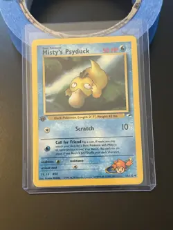 Pokemon Card - Misty's Psyduck Gym Heroes 54/132 Uncommon 1st Edition - Image 3