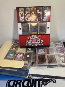 Huge Yugioh Card Collection Lot Binders Sleeves Vintage to Modern Bulk 13lbs - Image 1