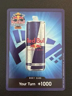 One Piece Card Game Red Bull DON 1k Blue Promo Foil Tournament Event Limited NM - Image 1