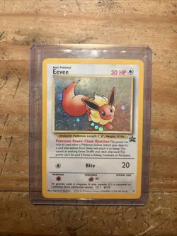 Eevee #11 Black Star Promo Holo Rare Vintage Pokemon Card - NM - Image 1