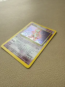 Mewtwo Base Set Holo Rare 10/102 60 HP Pokemon Card English Wizards 1999 Vintage - Image 2