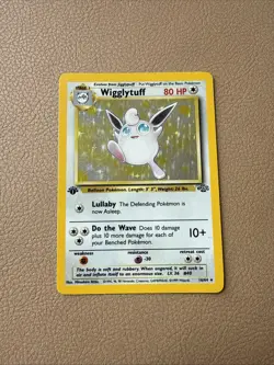 1st Edition Wigglytuff 16/64 Jungle 1999 Holo Rare WOTC Pokemon Card TCG - Image 1